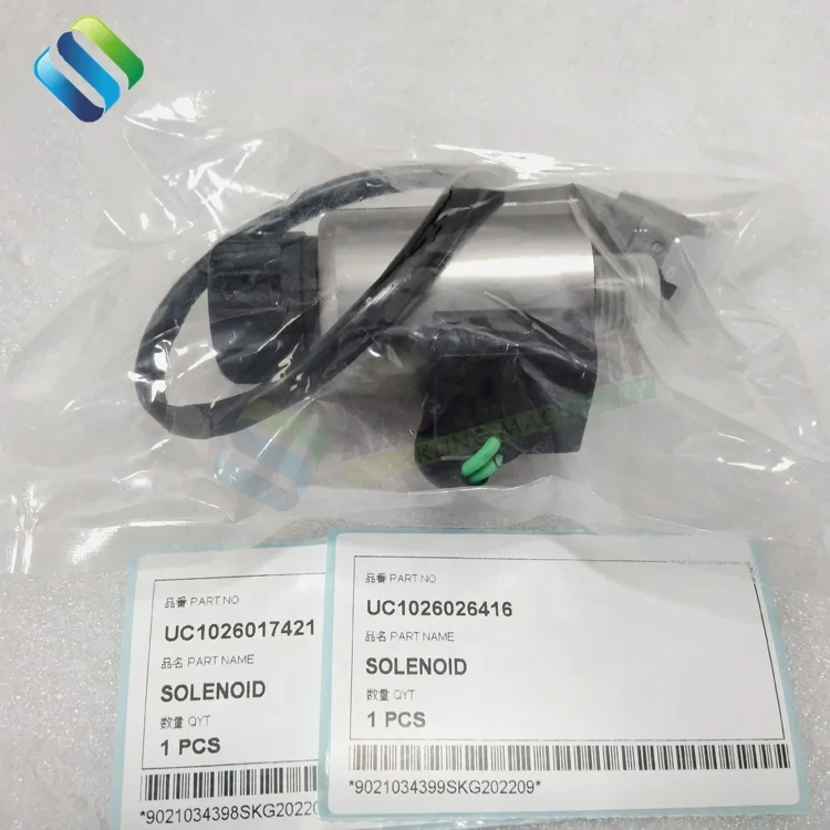 صمام SKGM WA150 WA200 Suku Cadang Mesin Katup الملف اللولبي 24V صمام