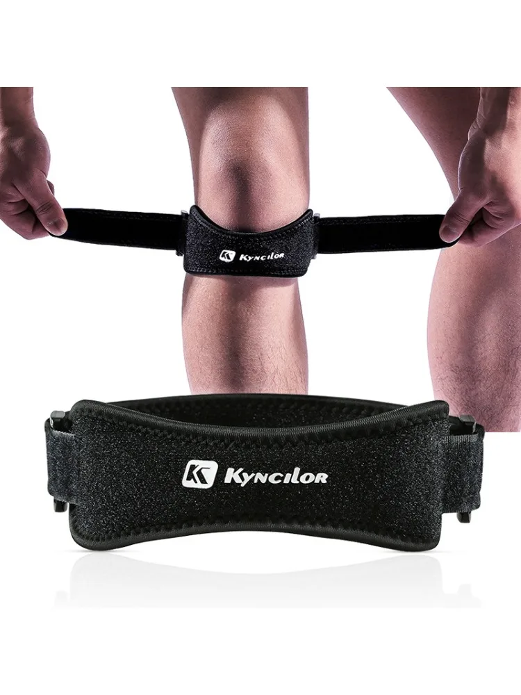 AliExpress 1PC Patella Kneecap Band Adjustable Silica Gel Knee Tendon Strap Protector Knee Pad for Running Sports Cycling Gym Knee Support