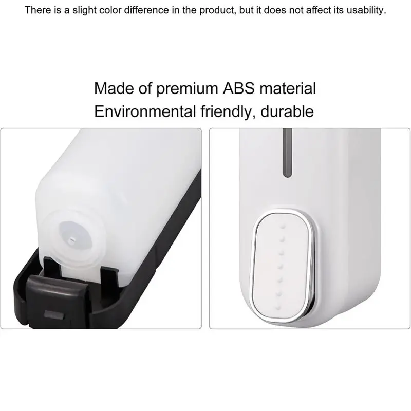B17C Wall-Mounted Hand Soap Dispenser, Shampoo& Shower Gel Dispenser- Perfect For Bathrooms, Kitchens, Offices