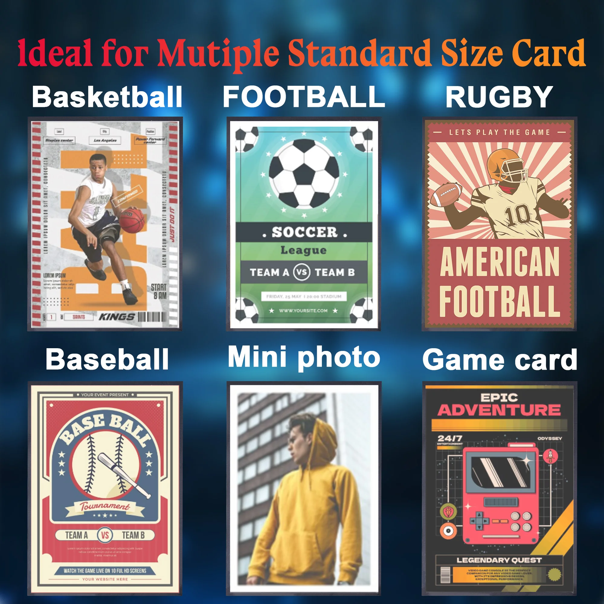 600 قطعة من حافظات البطاقات، أكمام بطاقات التداول المزدوجة غير اللامعة متعددة الألوان مع ظهر غير شفاف وحاجز ناعم، لـ CCG وTCG وبطاقات الألعاب #6