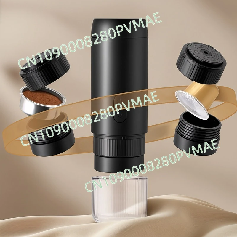 Portable Semi-Automatic Espresso Machine | Capsule Coffee Maker & Moka Pot for Home, Office & Outdoor Use