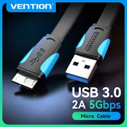 Vention Micro USB 3.0 Cable 2A Fast Charger Data Cord Mobile Phone Cables for Samsung Note 3 S5 Toshiba Sony USB Micro B Cable