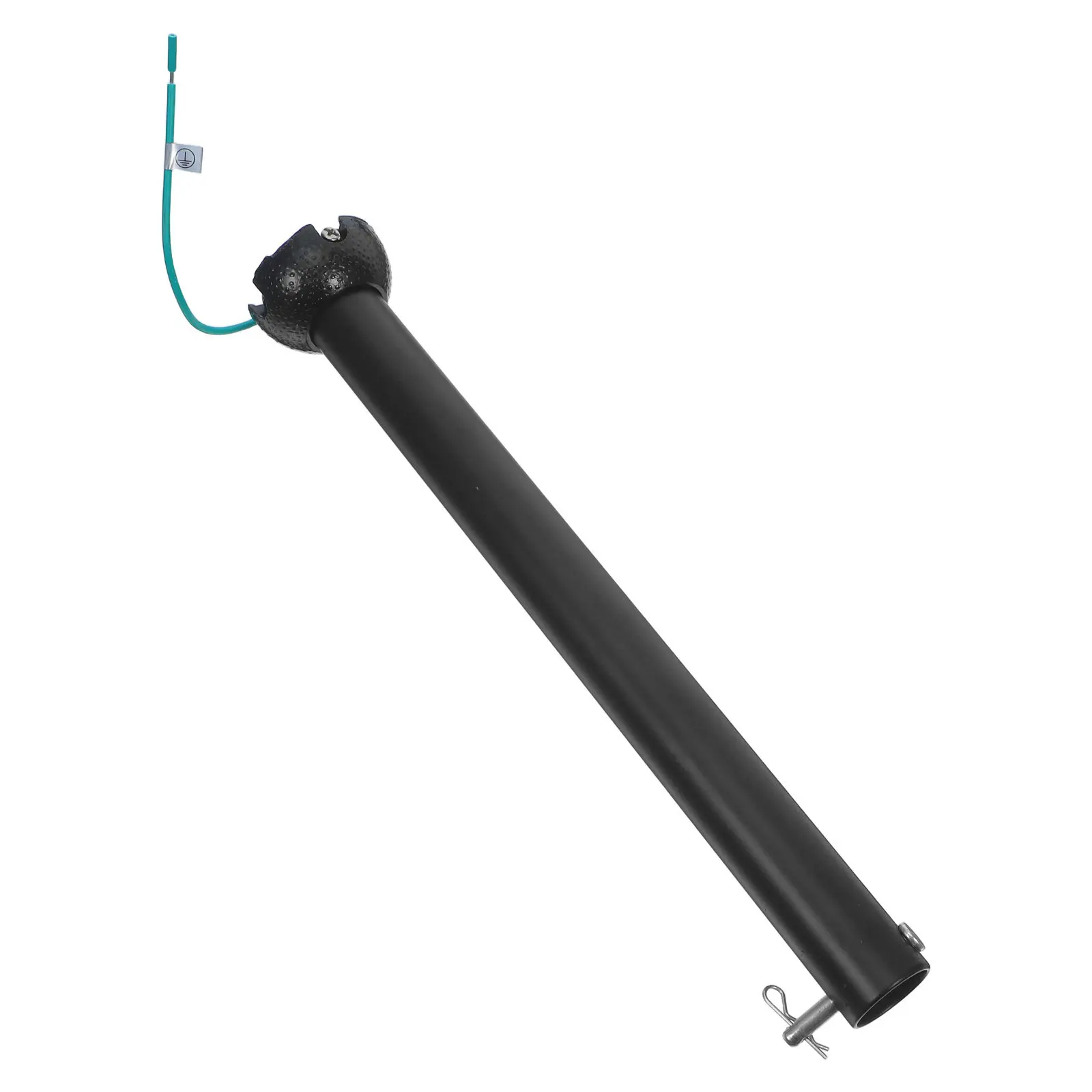 Black Ceiling Fan Rod Extender Kit Aluminum Downrod Pendant Ball Ceiling Fan Extension Pole for Large Rooms Light Extension Pole view 5
