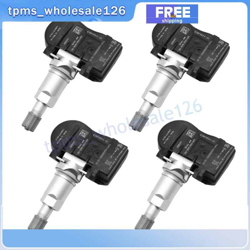 TPMS 315MHZ 1038977-00-C Car Tire Pressure Monitor System Sensor 4PCS For Tesla 103897700C 1038977-00-B