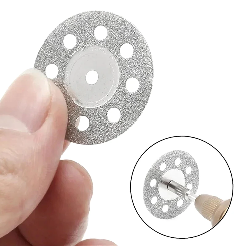 12 قطعة 22 مللي متر أسطوانة تقطيع مع 3 مللي متر طحن عجلة مغزل-قطع المعادن أجزاء أداة دوارة لملحقات المطحنة الكهربائية #2