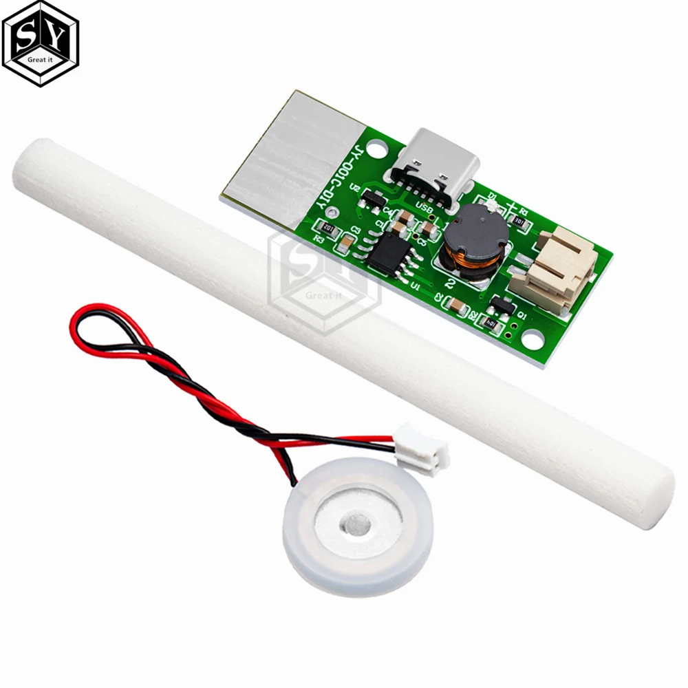 DC5V TYPE-C USB Mini Touch Humidifier Module D IY Kits Nebulizer Control Board Mini Oscillating