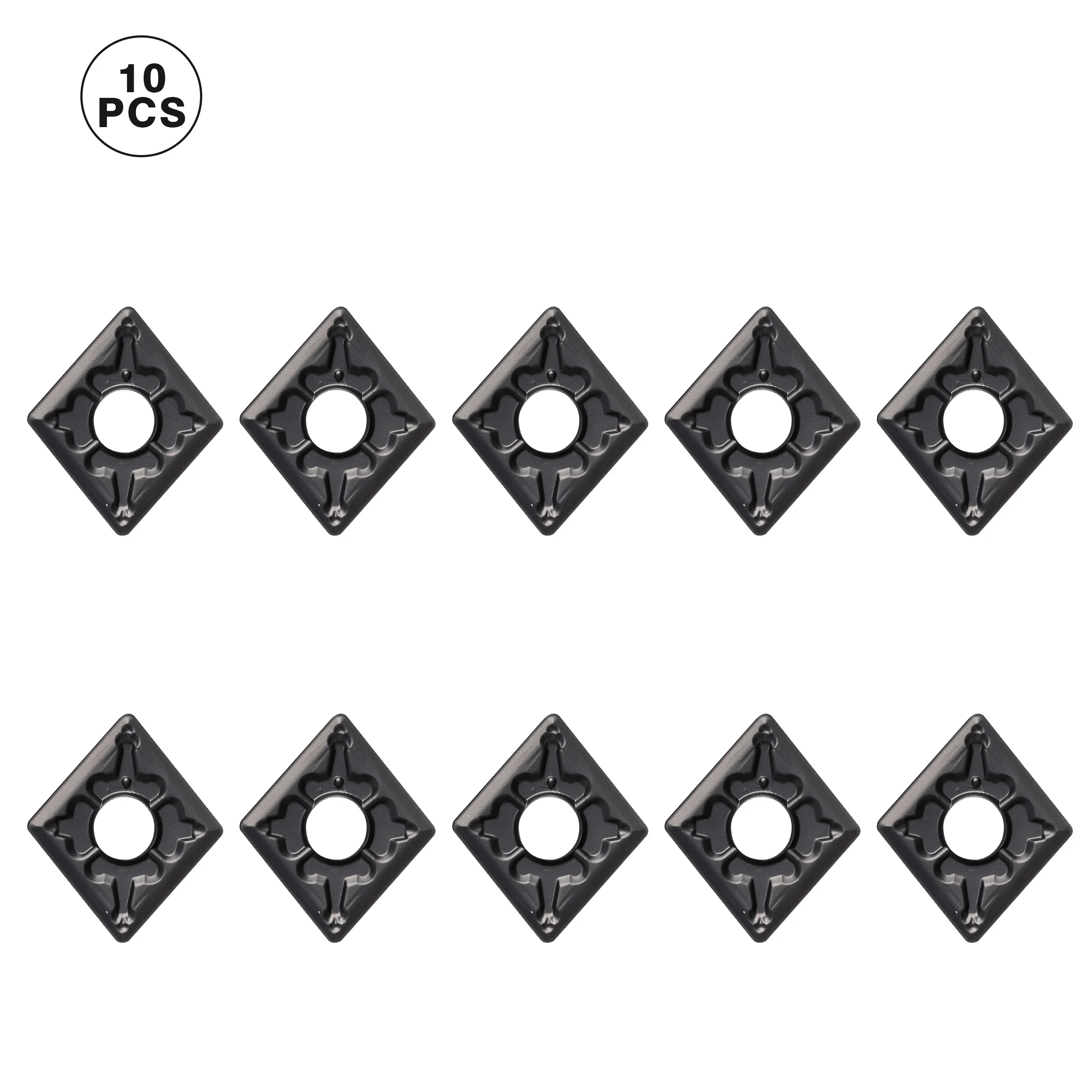 Imagem -02 - tm Lf9118 Cnmg120408 tm Lf9118 Inserções de Carboneto Cnc Torno Ferramentas Lâminas de Corte Ferramenta de Torneamento para Processamento de Aço 10 Peças Cnmg120404