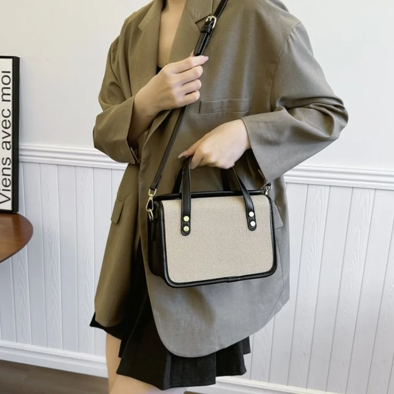 

Fashionable Vintage Paris Style Diaper Bag Designer Leather Crossbody Handbag For Women Large Capacity Luxury Trendy Messenger