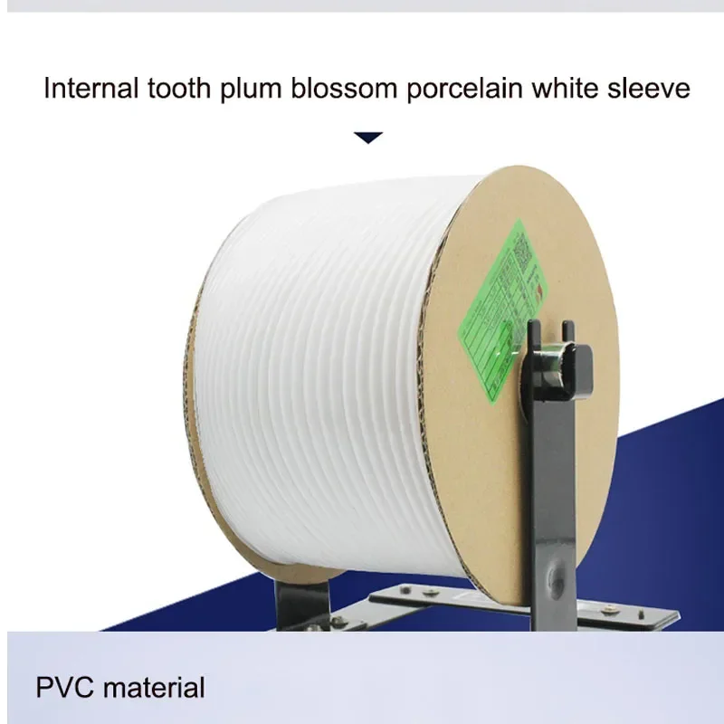 New Upgrade 0.5 0.75 1.0 1.5 2.5~25mm2 PVC White Handwriting Ferrule Printing Machine Number Plum Tube Wire Sleeve Blank Cable M