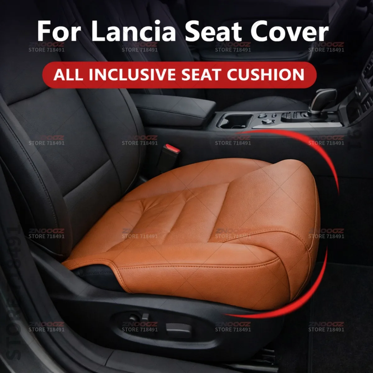

For Lancia Ypsilon Delta Thema Daily Car Seat Leg Support Extension Seat Cover Memory Foam Extender Cushion Interior Accessories
