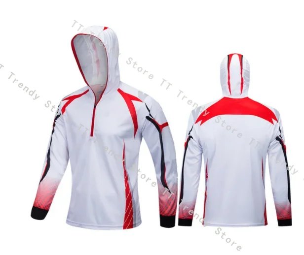 

2025 Summer Sports Outdoor Sunscreen Fishing Clothing Breathable Perspiration Anti-mosquito Ultra-thin Fishing Clothing