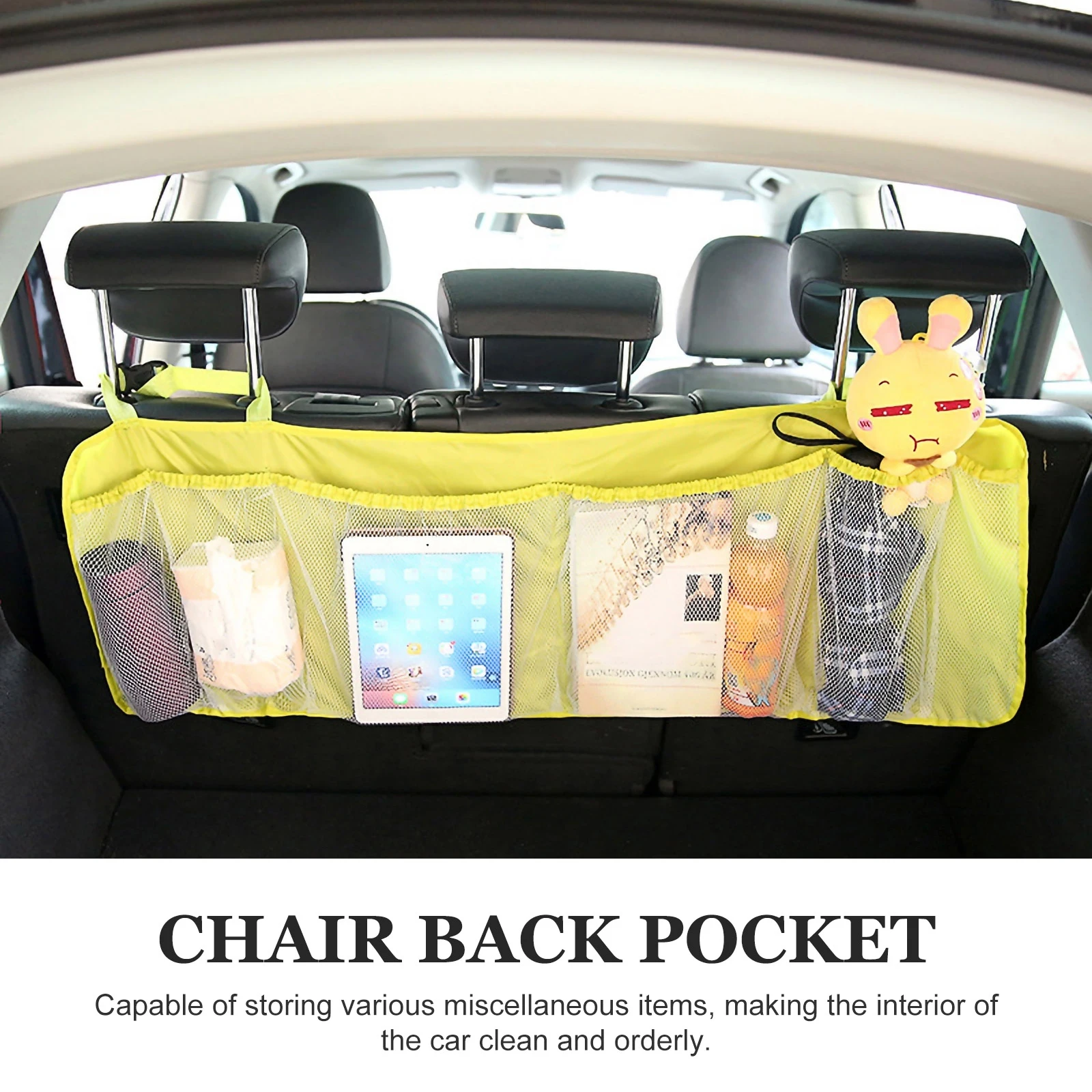 

Car Storage Bag Large Capacity Oxford Cloth Mesh Design Backseat Organizer Hanging Seats Pouch Van Solutions Accessories