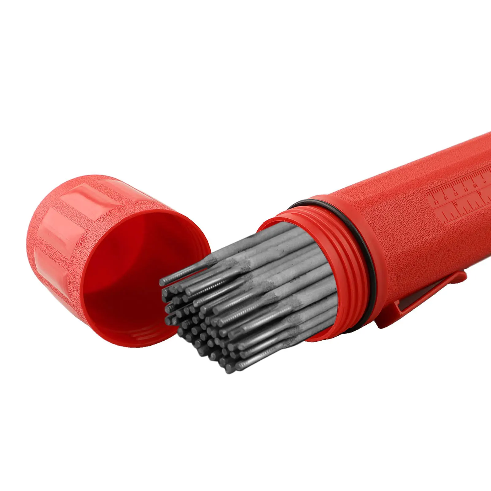 MMA Electrode Container Electrode Holder Outdoor Work 4.5kg Capacity Tube Easy Transport Storage Measuring Scale Embossed