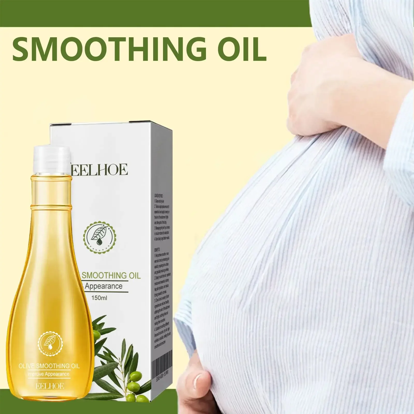 

Refreshing Body Oil with Scar Repairing Properties, Moisturizes and Tightens Skin for Postpartum and Weight Loss Recovery