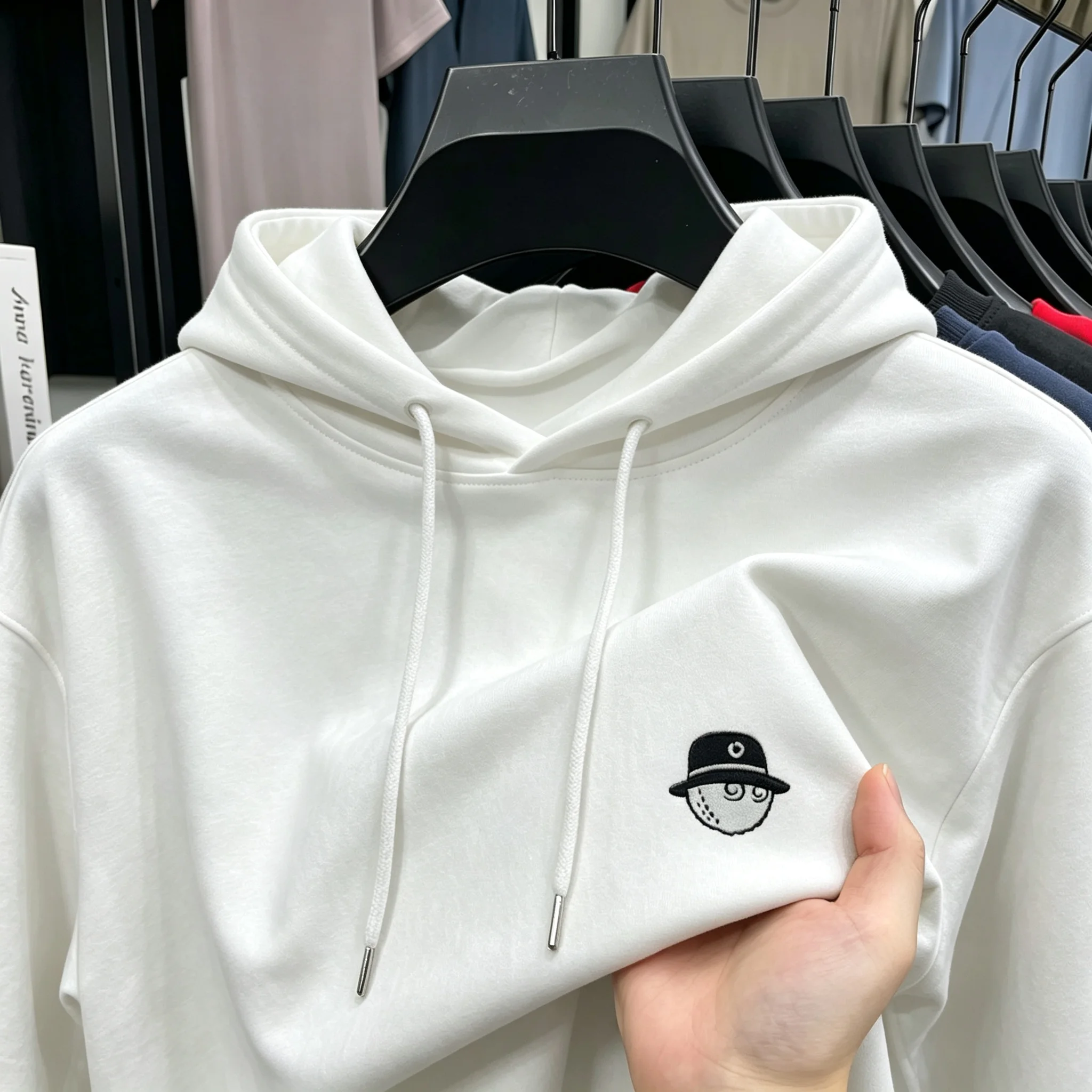 Moletom masculino com capuz de - Streetwear Brand Hoodie avaliação e preço
