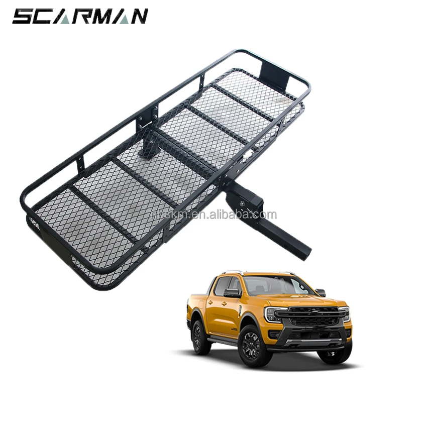 

4x4 Suv Luggage Rack Foldable Hitch Cargo Carrier Rear Luggage Rack for Full Range of Off-road Vehicle,SUV,Expansion Rack