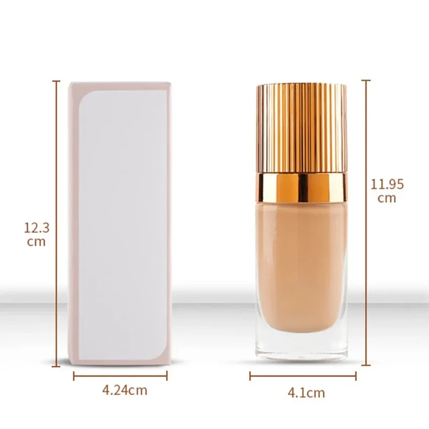 

Private Label 24colors Glod Lid Liquid Foundation High Coverage Long-lasting Waterproof Easy To Apply Face Concealer Makeup Bulk