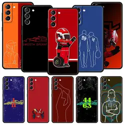 F1 Number 33 Phone Case For Samsung Galaxy S24 S23 S22 S20 Ultra S21 FE 5G S10 S9 Plus S10E S8 Soft Silicone Cover
