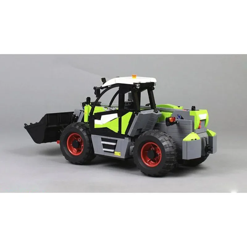 MOC-35607 City Rescue Electric Excavator Assembly Building Block Model 1408 Parts Building Blocks Kids Custom Birthday Toy Gift