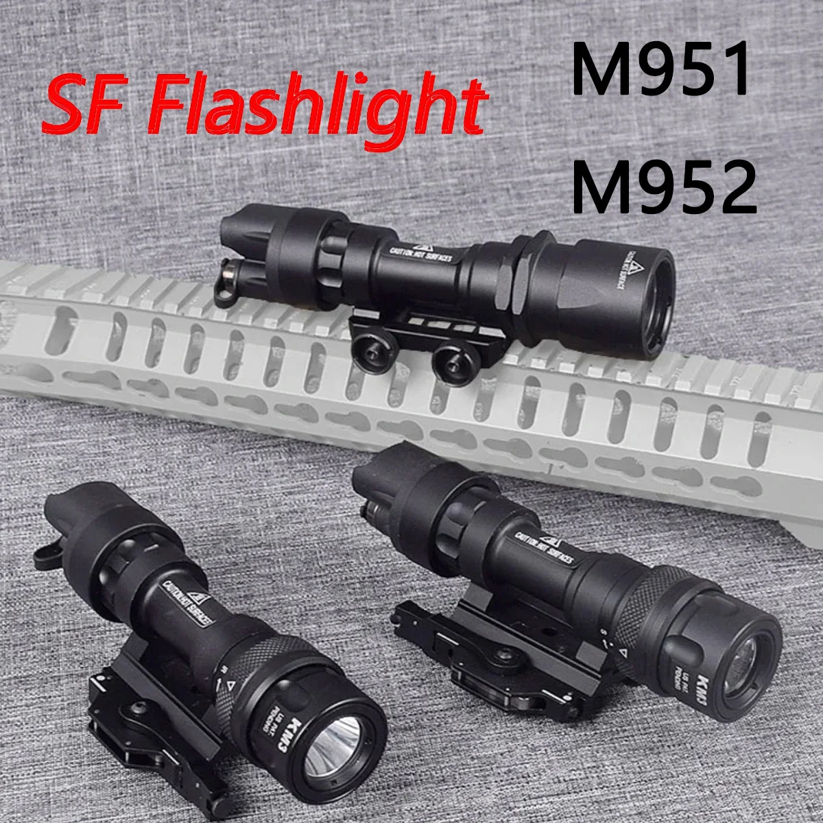 

Tactical SF M951 M952 M952V IR Scout Weapon Light Cover Gun LED Flashlight Switch AR15 M4 Rifle Airsoft Torch Hunting Gun Lamp