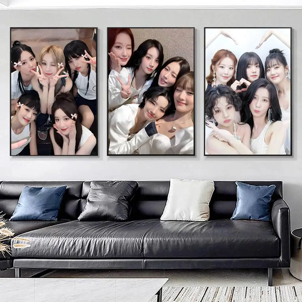 1 قطعة المعبود Kpop المغني G-Gidle المشارك ذاتية اللصق الفن ورق مقاوم للماء ملصق مقهى بار غرفة جدار ديكور #2