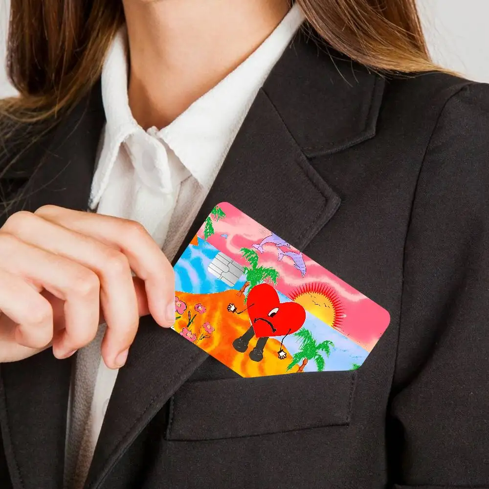 Afbeelding 3: Zanger Bad Bunny Diverse Anime Bank Creditcards Bus Pass Stickers Coole Decoratie Waterdichte Stickers Collectie Speelgoed Geschenken