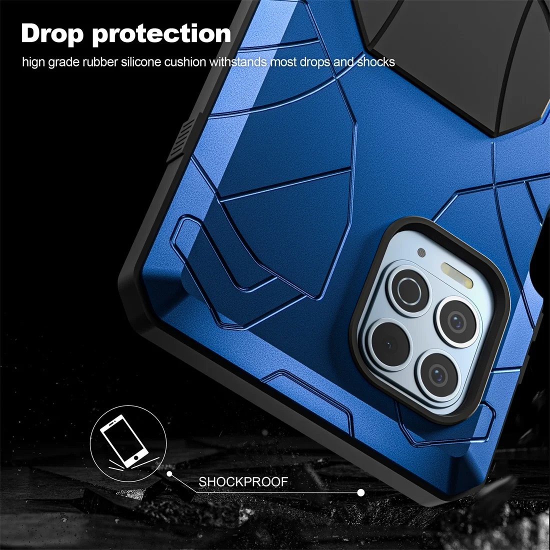 Full Protection Heavy Duty Protection Armor Aluminum Metal Phone Accessories Case For Motolora Edges G100 X30 Shockproof Cover
