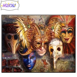 Creative mask, retro Diamond Painting Diamond Mosaic Diamond Embroidery Sale Full Round Drill Diamond Embroidery home Decor
