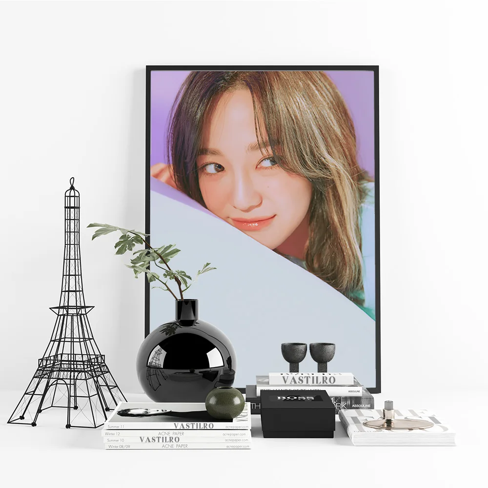 كيم سي جيونغ ستار الفن طباعة المشارك المغني الممثلة قماش اللوحة غرفة المعيشة ديكور المنزل ملصقات جدار