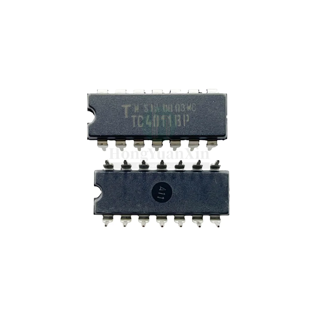 10PCS/ New imported original TC4011BP DIP-14 in-line four-way 2-input NAND gate