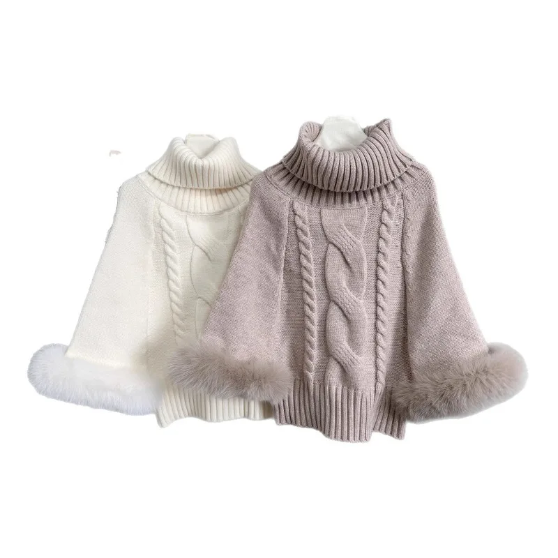 محبوك كيب قميص فضفاض الياقة المدورة أسفل قميص الكتف باتمان سترة #5