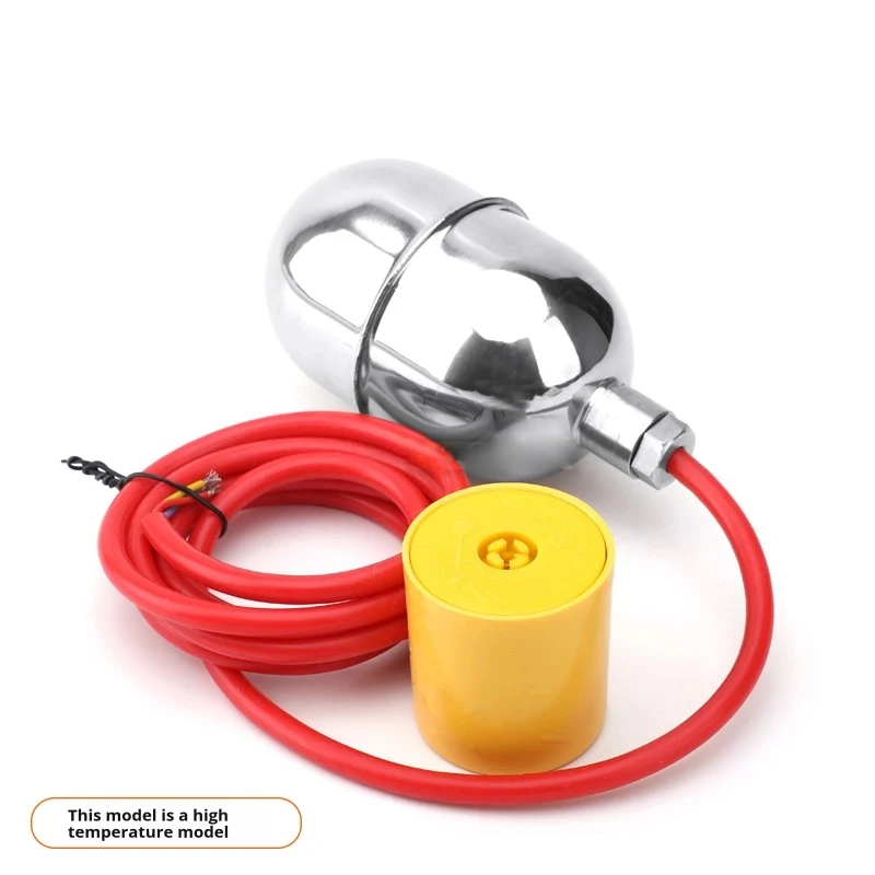 Float Switch Durable Tank Level Sensor for Water Stainless Steel Cable Float Ball Liquid Level