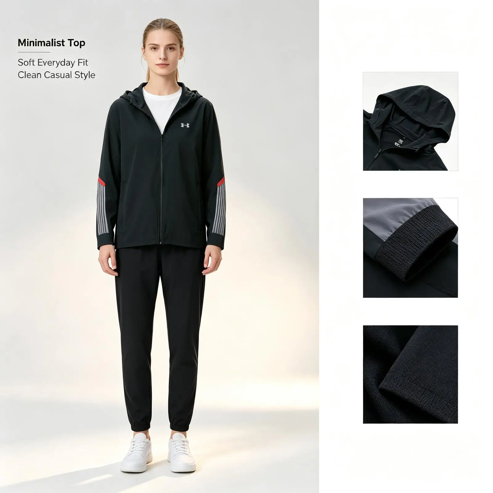 Under Armour Men's Sportswear Fitness Running Workout Hooded Jacket Top 6005900-001