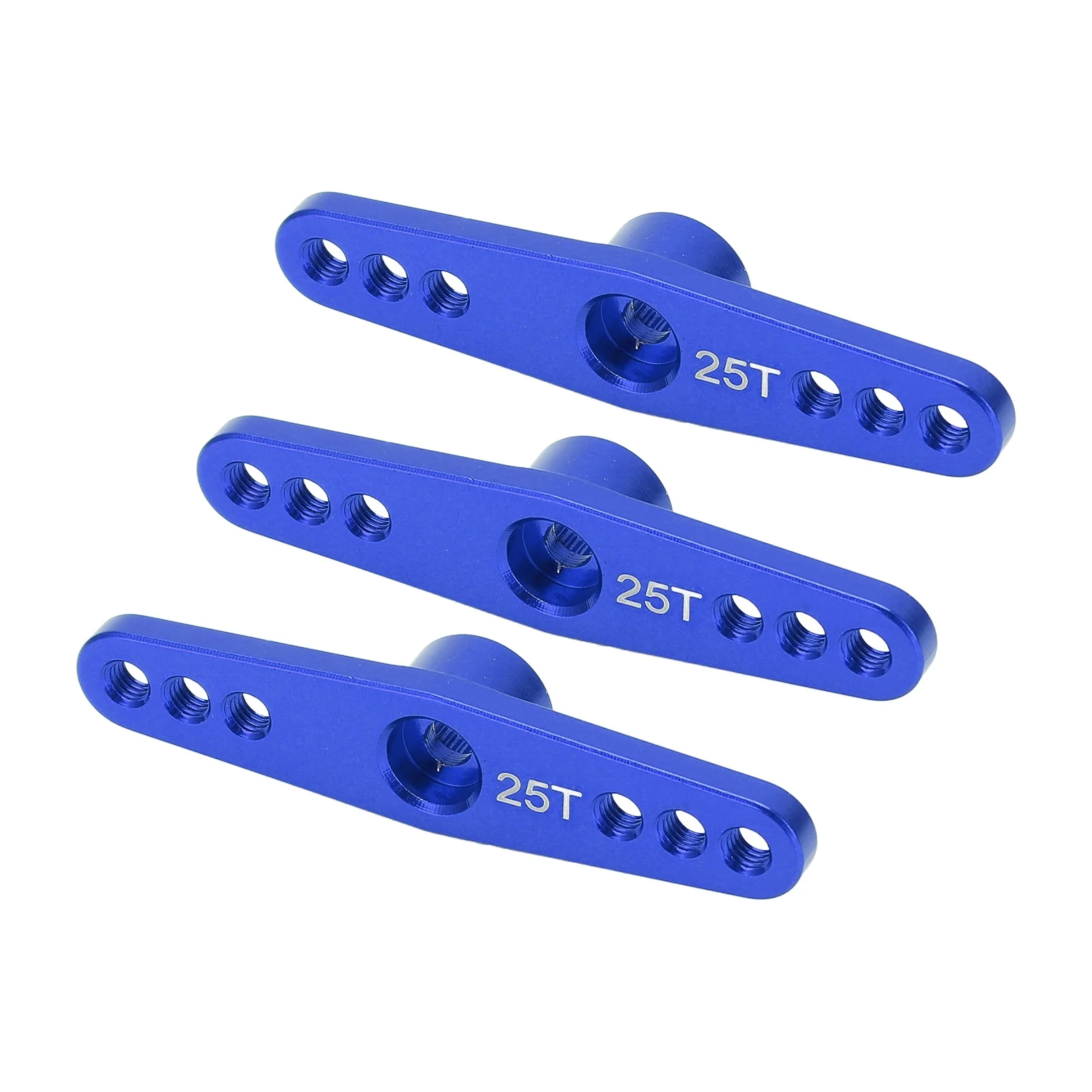 3Pcs 25T Aluminum Alloy RC Servo Arm Horn Long Type for 1/10 Remote Control Car Upgrade Part - view 5