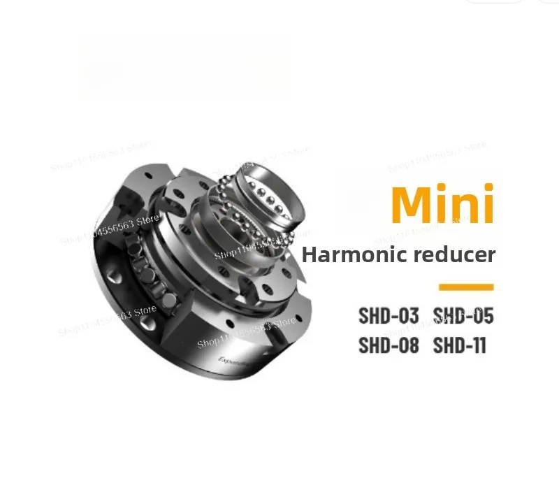 Ultra Small Horizontal Mini Harmonic Reducer SHD-03-05-08-11 Series, 30/50/80/100 Ratio, 0.016-0.127kg for Robotics