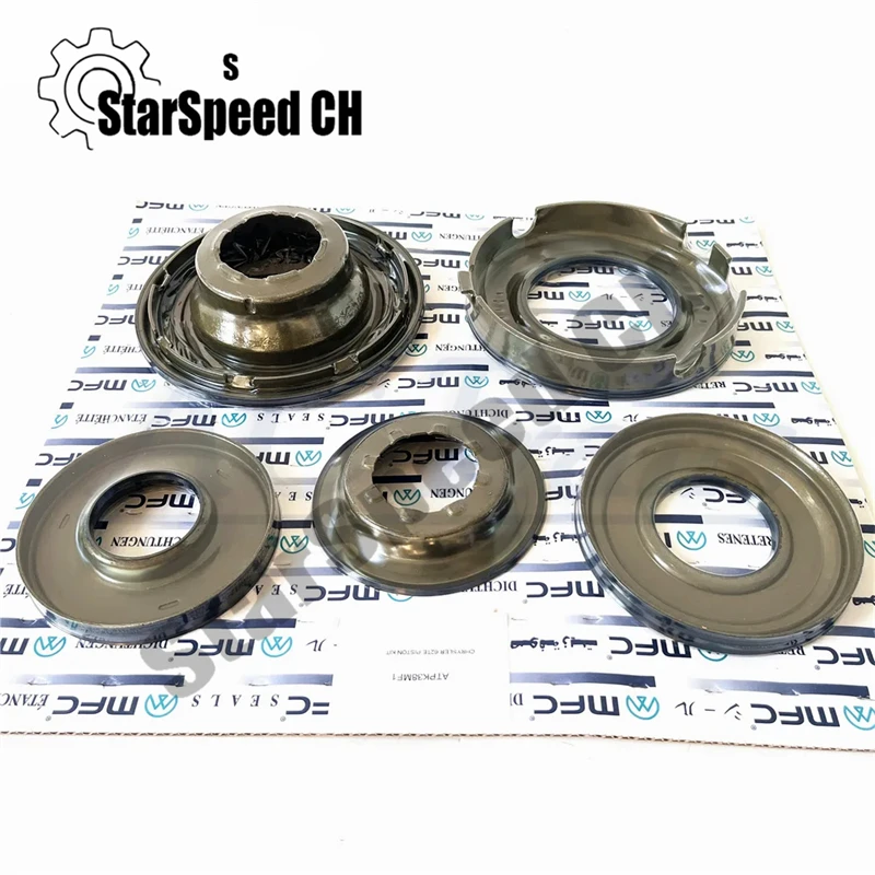 

Original New 62TE Auto Transmission Repair Kit Piston Kit 6Pcs/Set Fit For Dodge Chrysler VW GOLF Car Accessories