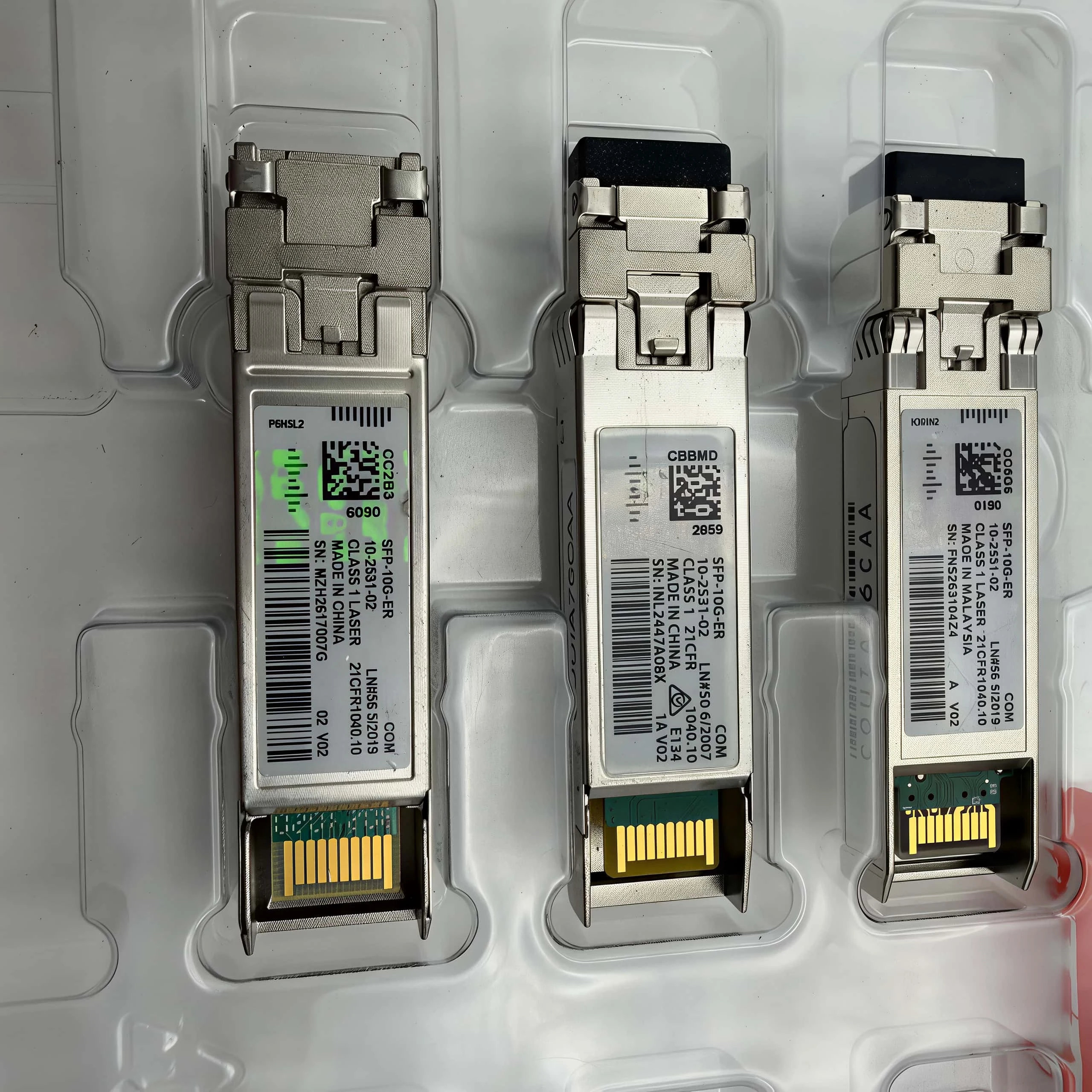 Original For Cisco SFP-10G-ER SFP+ Transceiver 10G 1550nm 40km SMF LC Optical Module Long Haul Switch Router Adapter