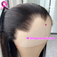 M Shape Hairline 13x4 HD Lace Closure Straight Human Hair Invisible 13x6 HD Lace Frontal Only Body Wave HD Lace Frontal Closure