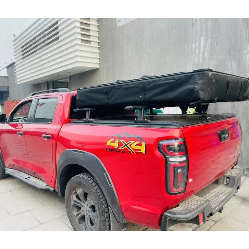 Vehicle Camping Tent|Full Aluminum Frame Hard RTT 2 Person Four-Season Outdoor Overland Roof Top Tent