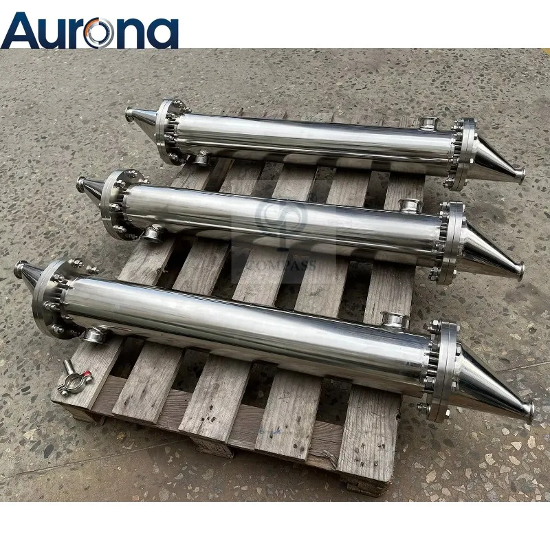 【Industrial】SS316L Sanitary Shell And Tube Tubular Condenser Heat Exchanger Double Tube Plate Heater Exchanger For WFI Water Fo