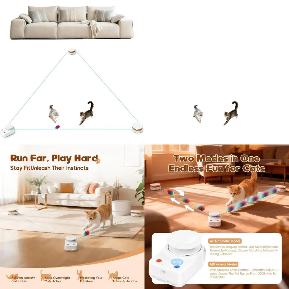 

Автоматическая интерактивная игрушка для кошек для игр в помещении - Опции для увлекательного развития и физической активности