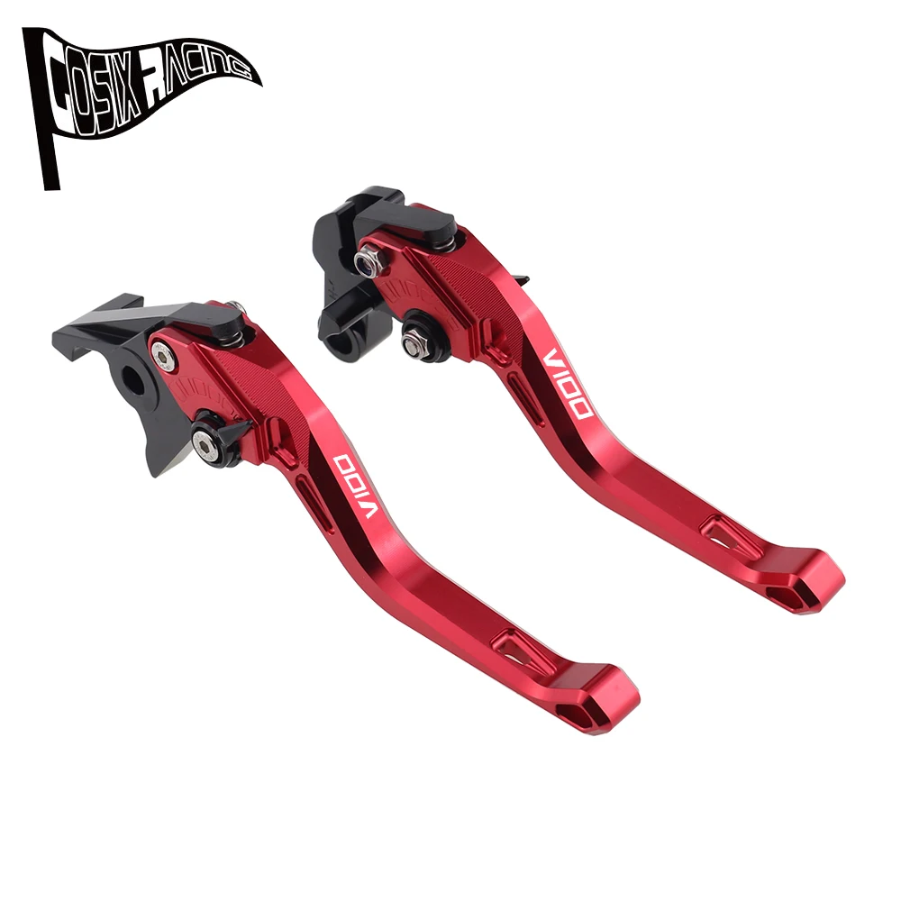 Fit For V100 MANDELLO V100 S 2023-2024 Motorcycle CNC Accessories Short Brake Clutch Levers Adjustable Handle Set