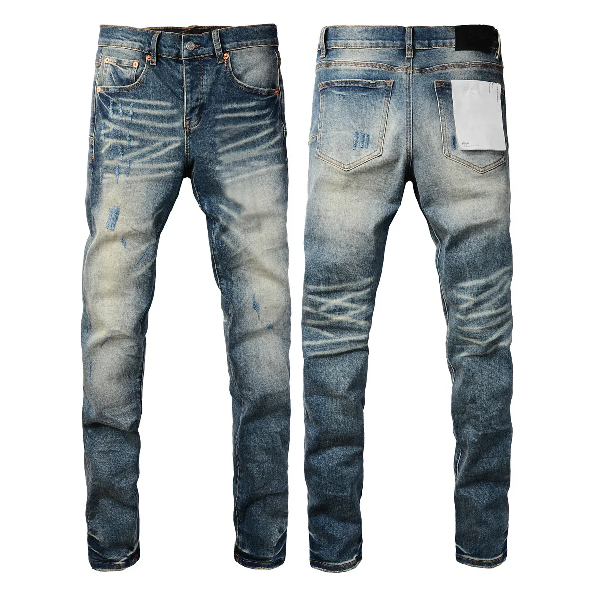 

American Jeans High Street Ripped Blue Jeans 9055 Pants
