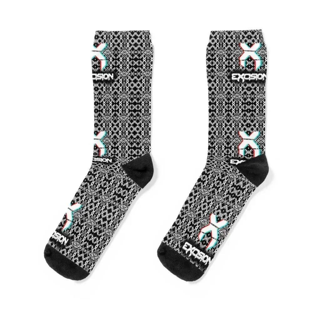 

Excision Merch Pattern Design Socks Heating sock christmas gift New year's Christmas Socks Men's Women's