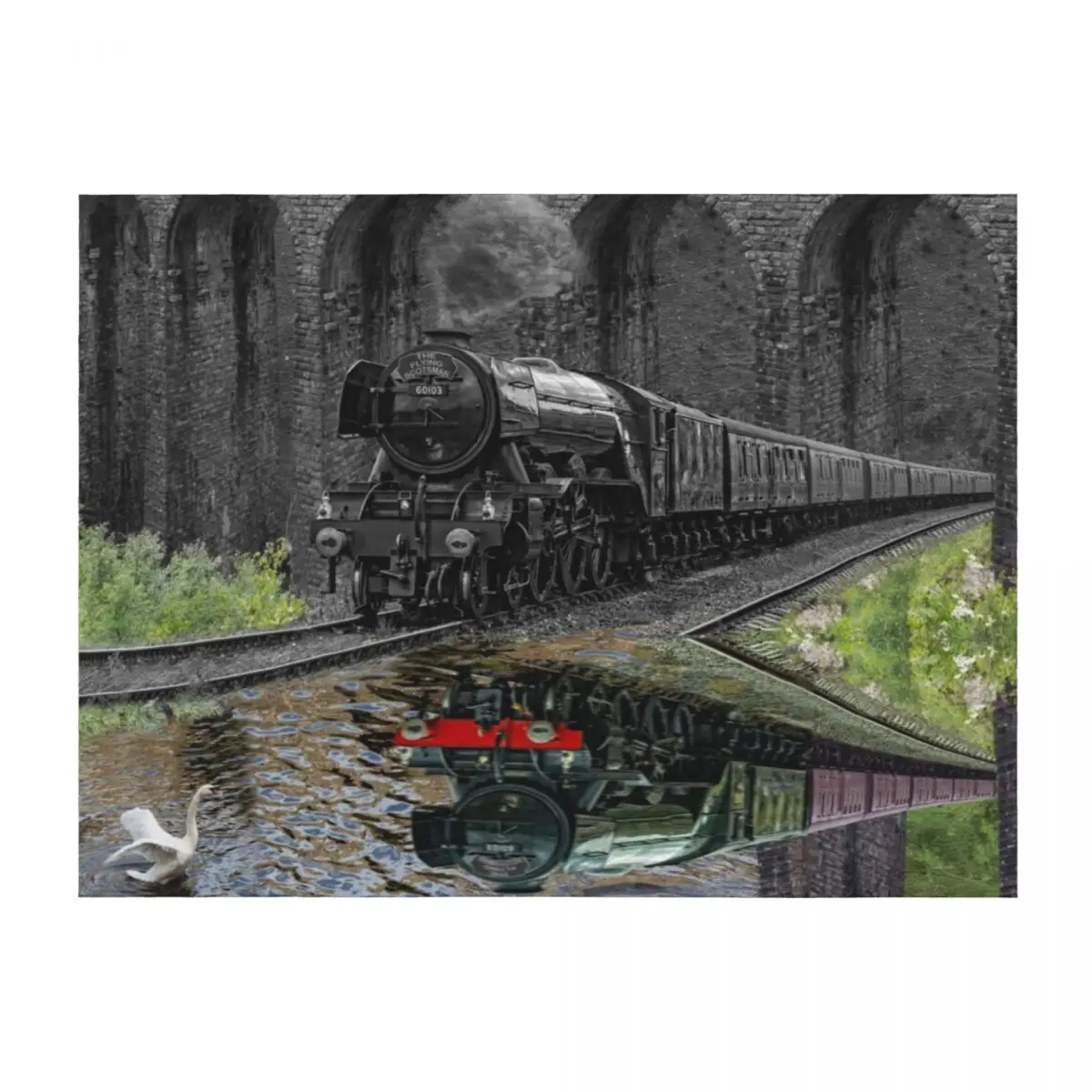 

Under the viaduct Throw Blanket Comforter Thermals For Travel Thins Camping Blankets