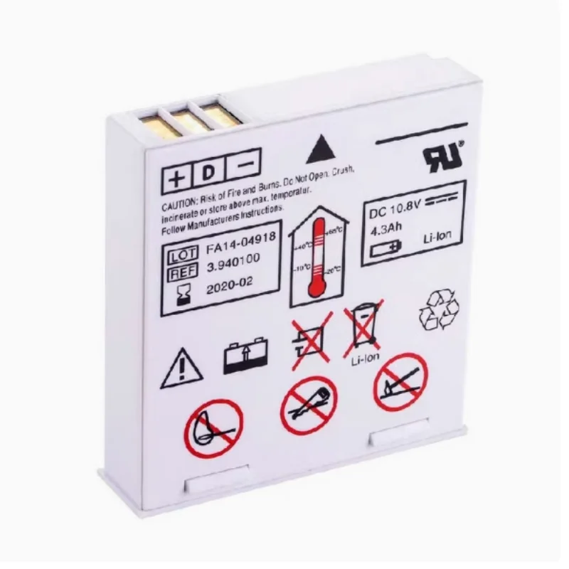 Suitable for Schiller 3.940100, Defigard 5000, DG5000 defibrillator batteries