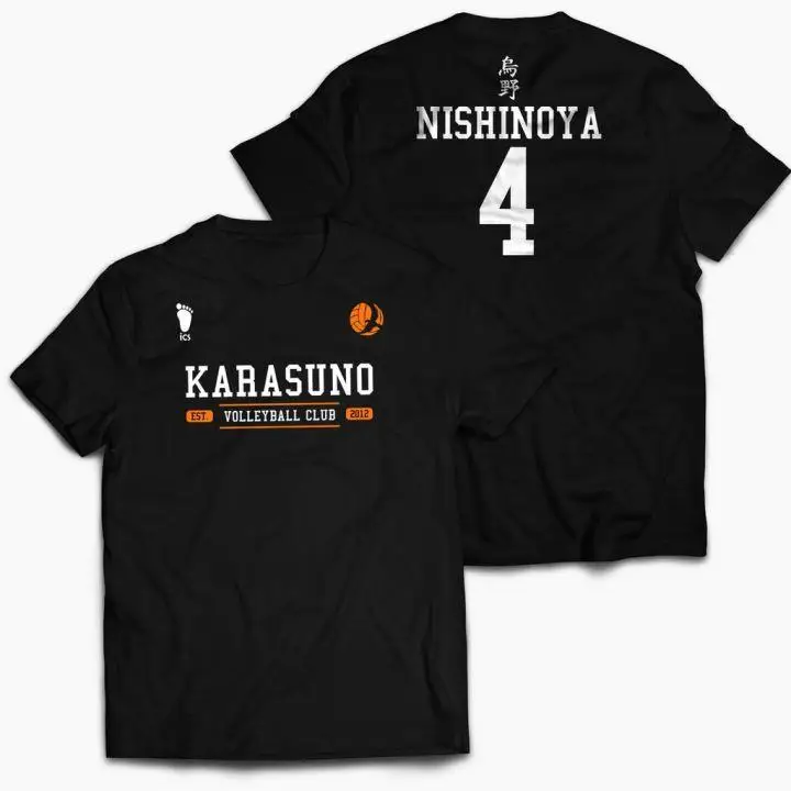 

Jersey Haikyuu Karasuno Fukurodani Anime 3d Print T-shirt Men Women Fashion Short Sleeve Tops Tees Volleyball Sports Tshirt New