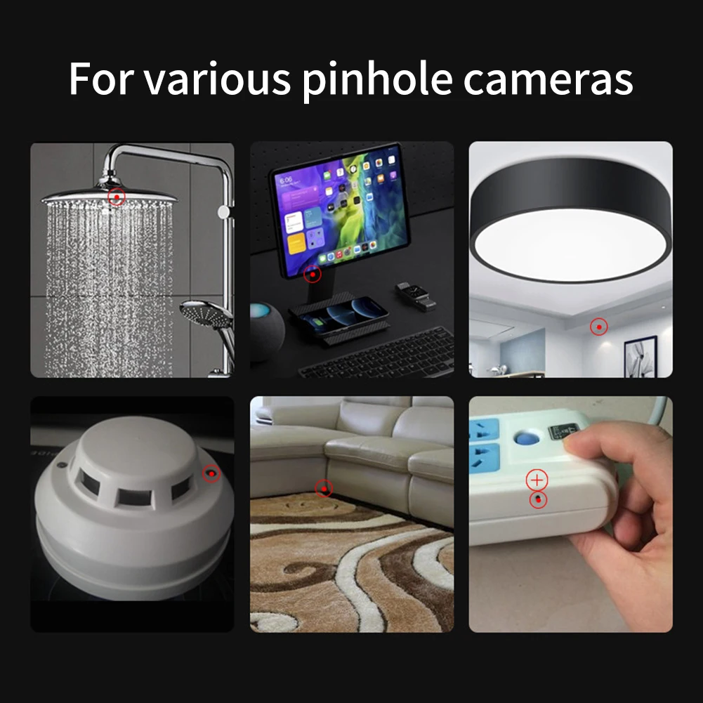 Portable Handheld Multifunction USB Rechargeable Camera Detector Wireless ABS For Hotel High Precision Anti Candid Security Scan