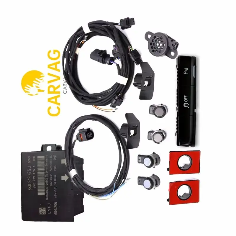 Für Audi A4 B8 - Park Pilot Front 4K Update 8K Sensor - Einparkhilfe-Kit mit sichtbarem OPS-Parkassistenten
