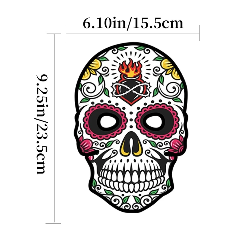 Day of The Dead Paper Skull Masks Halloween Masks Masquerade Party Masks for Halloween Cosplays Mexicans Party Costumes